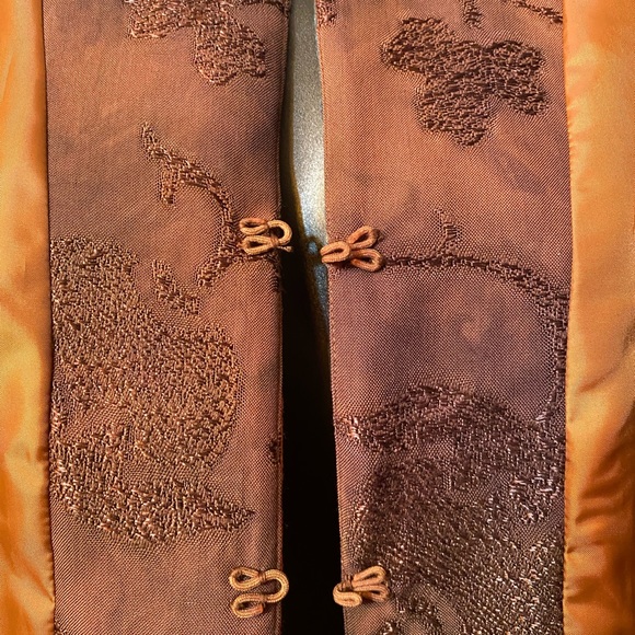 CHICOS Design Mixed Fabrics Patchwork  Jacket - Picture 6 of 16